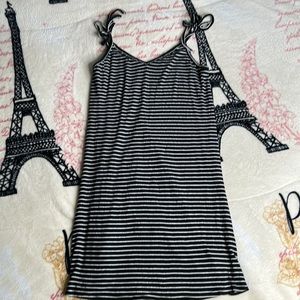Mini striped dress